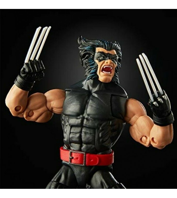 Marvel-80th-anniversary-the-uncanny-X-men-Wolverine-Hasbro-15-cm-fonds-noir-serre