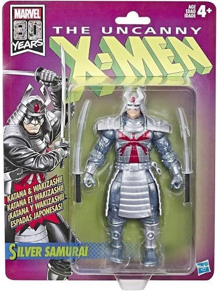 Marvel-80th-anniversary-the-uncanny-X-men-Silver Samurai-Hasbro-15-cm-boite