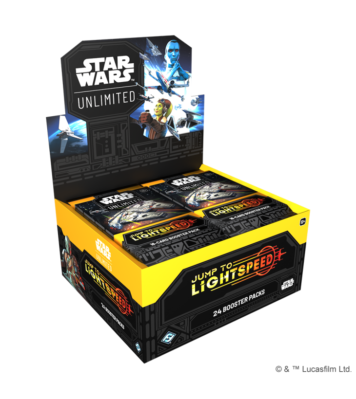 STAR WARS UNLIMITED JUMP TO LIGHTSPEED DISPLAY 24 BOOSTERS - EN