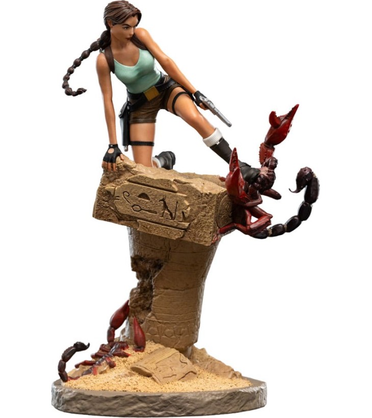 TOMB RAIDER STATUE LARA...