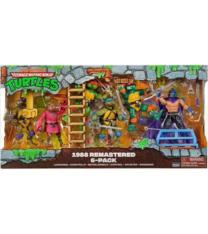 TMNT 1988 REMASTERED PACK 6...