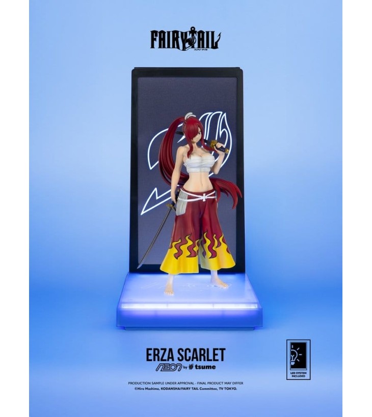 FAIRY TAIL NEON STATUE ERZA...