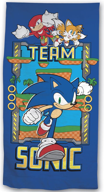 Serviette De Bain Sonic 75x150 Cm - 100% Coton, Ultra-absorbante, Pour Plage, Piscine, Enfants